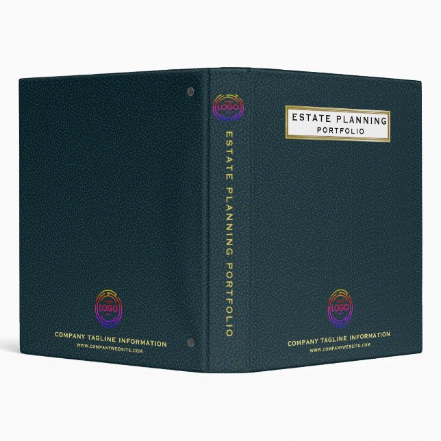 Green Family Trusts Estate Planning Portfolio 3 Ring Binder (Background)