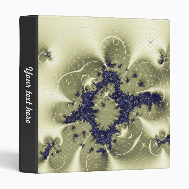 Green Fantasy 3 Ring Binder (Front/Spine)
