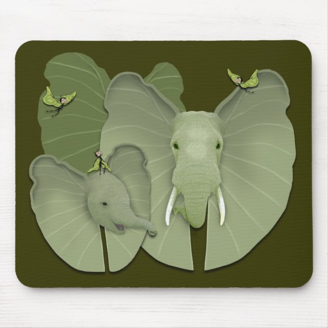 Green Fantasy Mouse Pad (Front)