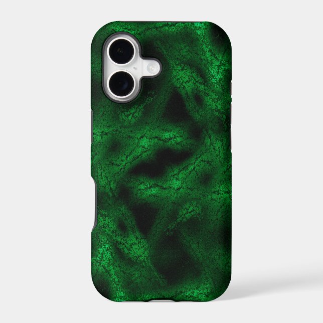 Green fantasy pattern iphone case (Back)