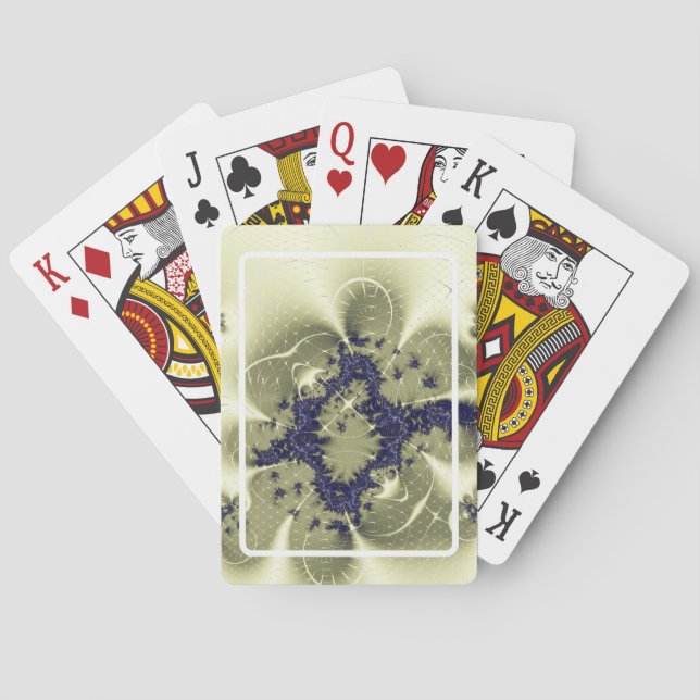 Green Fantasy Poker Cards (Back)