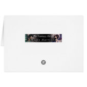 Green Fantasy Vampire Gothic Fairy Art Cards (Back Horizontal)