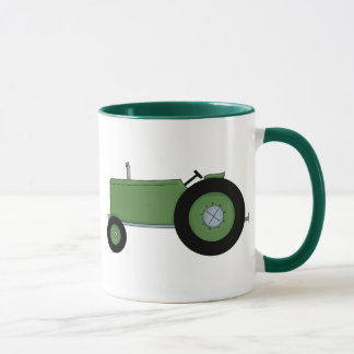Green Farm Tractor Mug