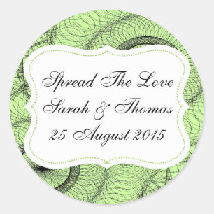 Green Favors Jam Jar Labels Spread The Love
