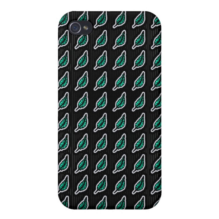 Green Feather Speck Case Case For iPhone 4