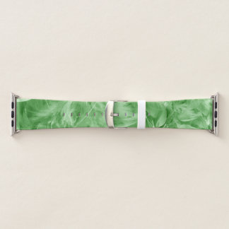 Green Feathers Apple Watch Band