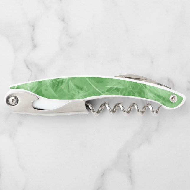 Green Feathers Waiter's Corkscrew (Front)