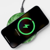 Green Feathers Wireless Charger (Phone)