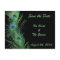 Green Feathers with Black Save the Date