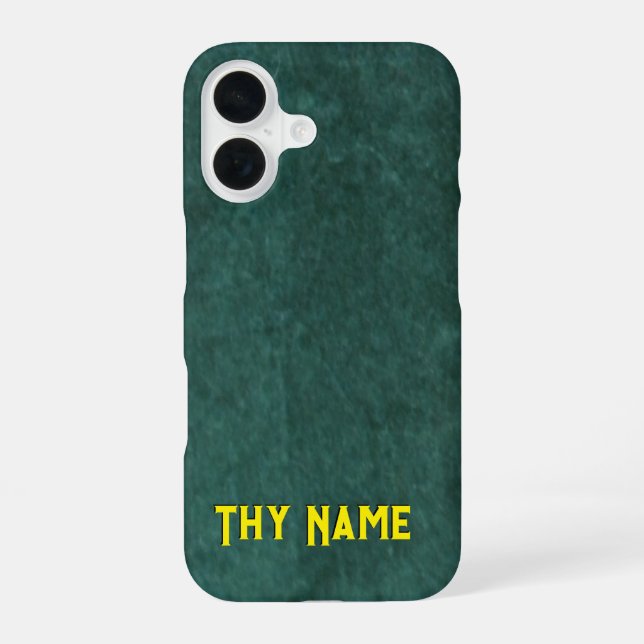 Green Felt design -  iPhone Case (Back)