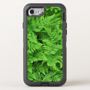 Green fern beauty   OtterBox defender iPhone SE/8/7 case