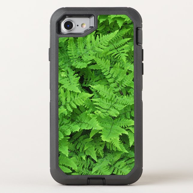 Green fern beauty   otterbox iPhone case (Back)