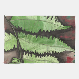 Green Fern Kitchen Towel