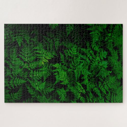 Green Fern Leaves very difficult 1014 pieces Jigsaw Puzzle