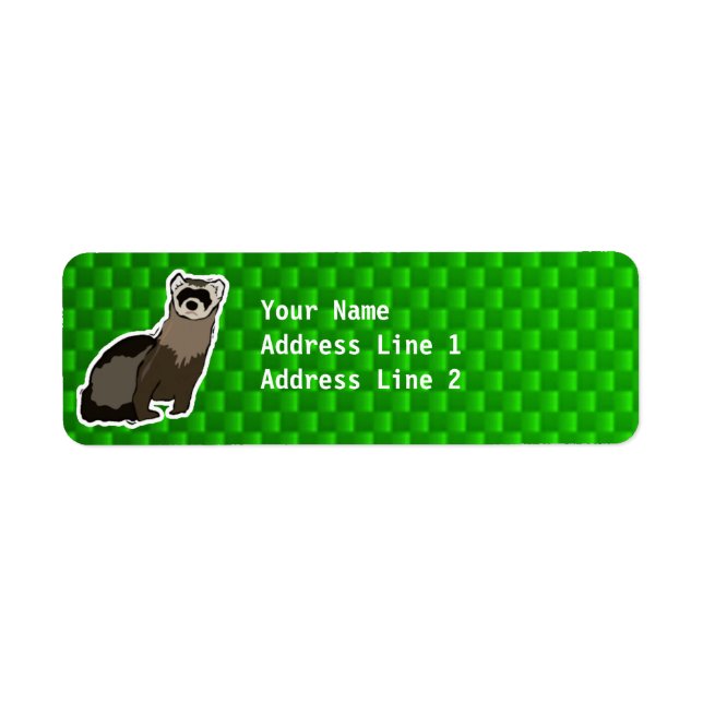 Green Ferret Label (Front)