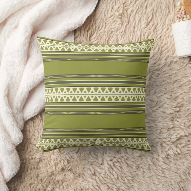 Green Fields Throw Pillow (Blanket)