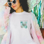 Green Fiesta Modern Fringe Bachelorette Party T-Shirt<br><div class="desc">This modern fringe design gives a playful nod to fiesta or the chicest soirée of them all! The colors are vibrant,  playful,  and inviting with the right amount of sophistication.</div>