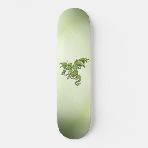 Green Fighting Dragon Skateboard