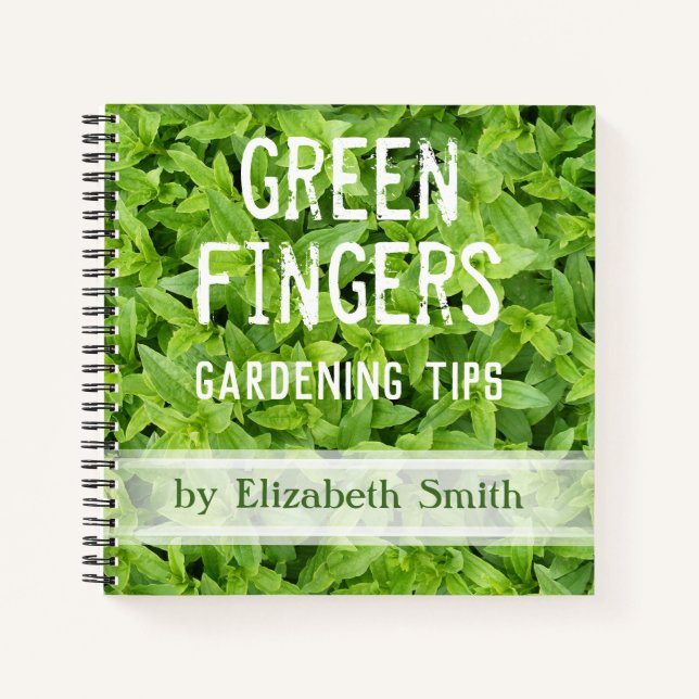 Green Fingers Notebook (Front)