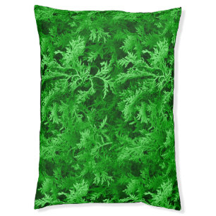 Green Fir Pet Bed