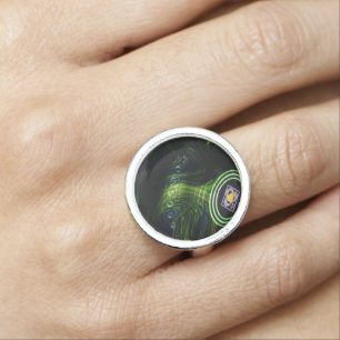 Green Fire Lawn Bowl, Ring