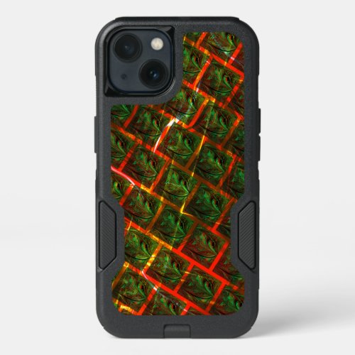 Green fit eyes scratches or red grating iPhone 13 Case