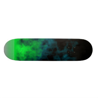 Green Flame Skateboard Deck