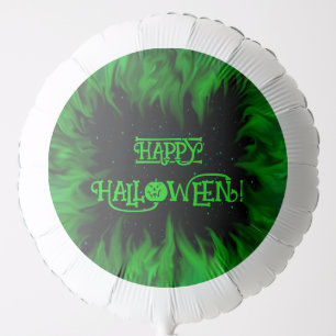 Green Flames in the Starlight Sky Balloon