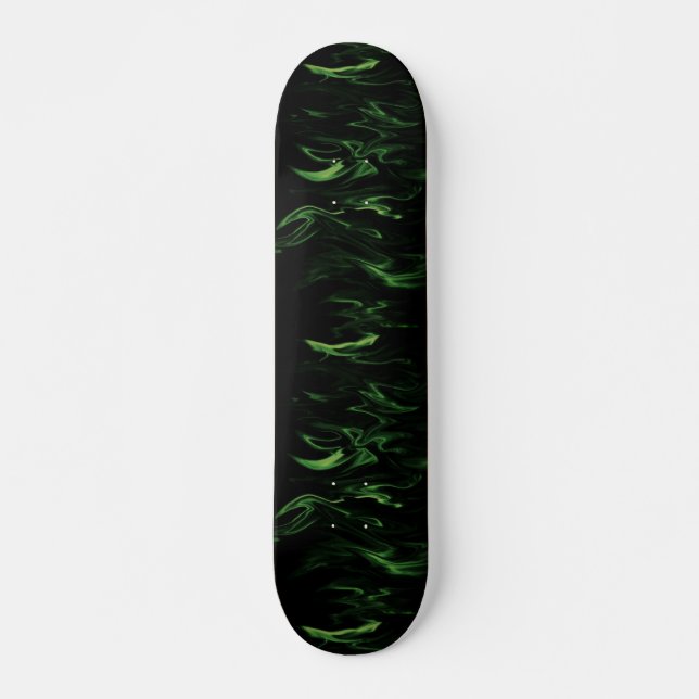 Green Flames Skateboard (Front)