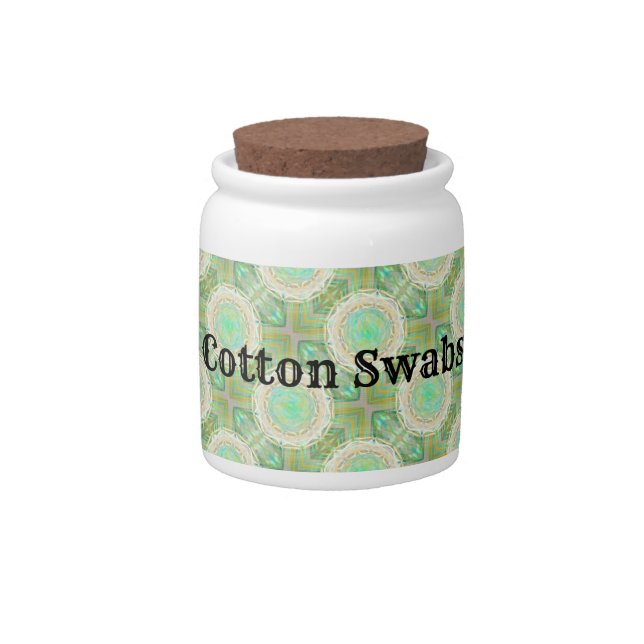 Green Flare Cork Jar (Front)