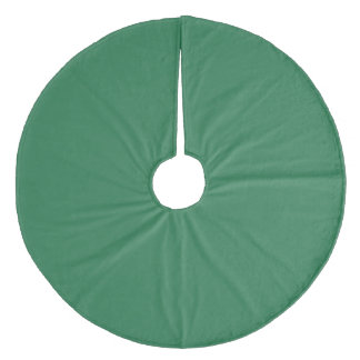 Green Fleece Tree Skirt