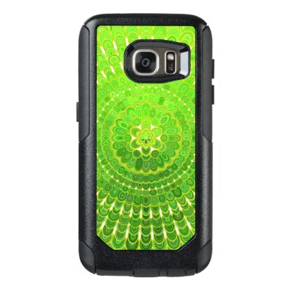 Green Floral Mandala OtterBox Samsung Galaxy S7 Case
