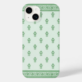Green Floral Pattern Case-Mate iPhone 14 Case