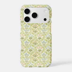 Green floral pattern girly women iPhone 17 pro case