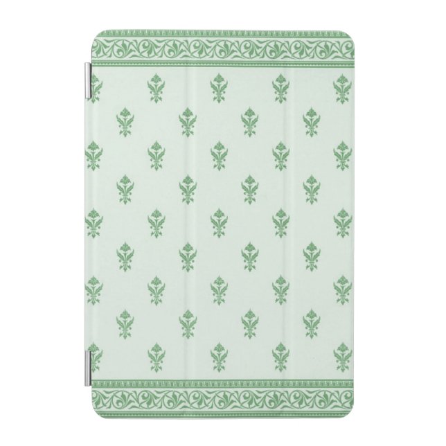 Green Floral Pattern  iPad Mini Cover (Front)