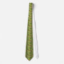 Green Floral Pattern Tie