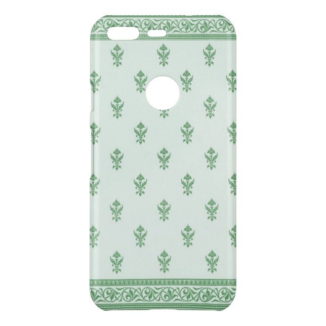 Green Floral Pattern  Uncommon Google Pixel Case (Back)
