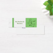 Green Floral Tag (Desk)