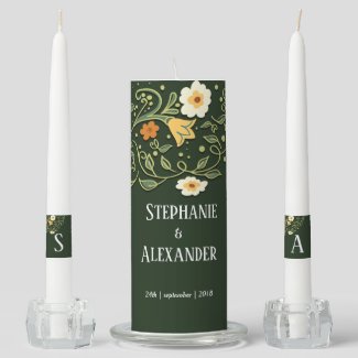 Green Floral Wedding