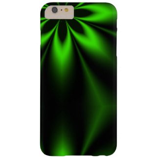 Green Flower Burst Fractal iPhone 6 Plus Case