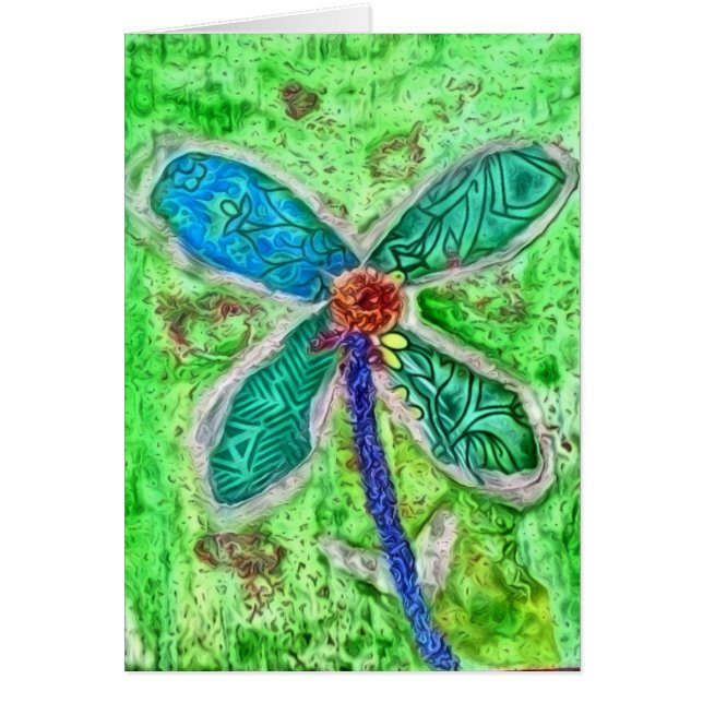 Green Flower Cards (Front)