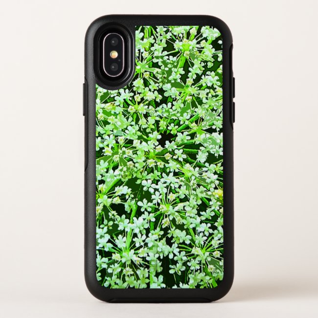Green Flower Garden Floral OtterBox iPhone X Case