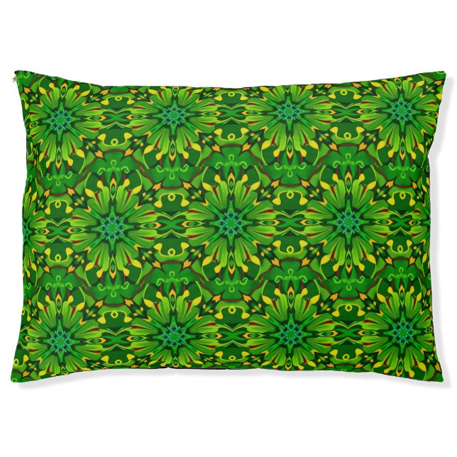 Green flower pet bed (Front)