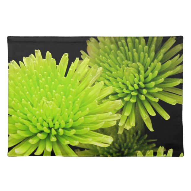 Green Flower Placemats (Front)