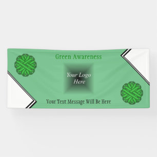 Green Flower Ribbon by Kenneth Yoncich Banner
