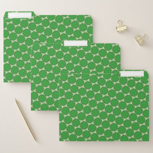Green Flower Ribbon by Kenneth Yoncich File Folder