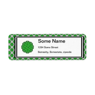 Green Flower Ribbon by Kenneth Yoncich Label
