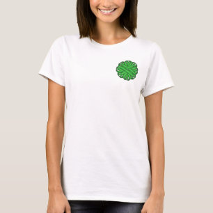 Green Flower Ribbon by Kenneth Yoncich T-Shirt
