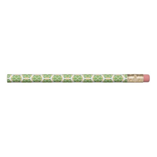 Green Flowers Pattern Of Flowers Floral Pattern Pencil