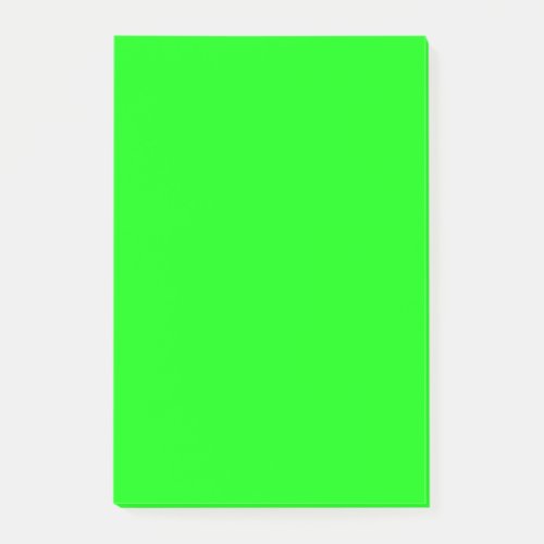 Green Fluo Neon Color Customize This Post_it Notes